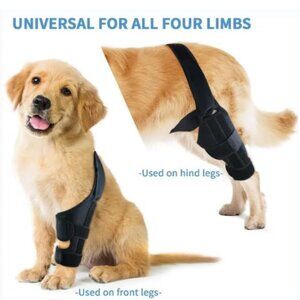 PAWFUN Dog Knee Brace for Torn ACL Adjustable Leg Support for Hip Dysplasia